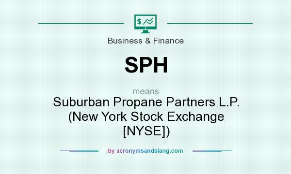 What does SPH mean? It stands for Suburban Propane Partners L.P. (New York Stock Exchange [NYSE])