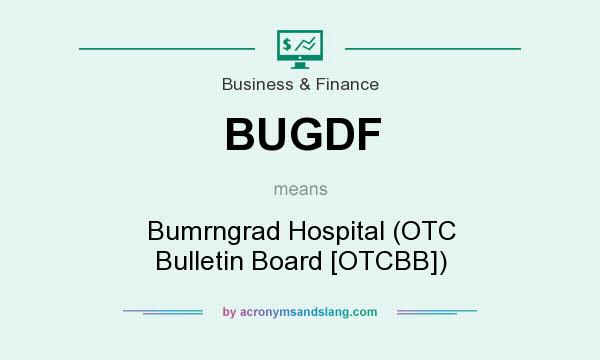 What does BUGDF mean? It stands for Bumrngrad Hospital (OTC Bulletin Board [OTCBB])