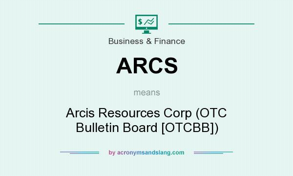 What does ARCS mean? It stands for Arcis Resources Corp (OTC Bulletin Board [OTCBB])