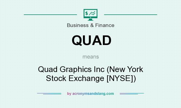 What does QUAD mean? It stands for Quad Graphics Inc (New York Stock Exchange [NYSE])