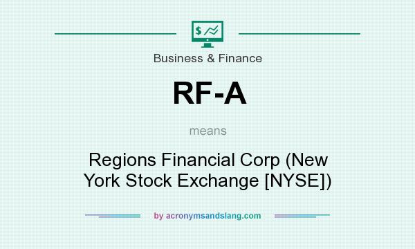 What does RF-A mean? It stands for Regions Financial Corp (New York Stock Exchange [NYSE])