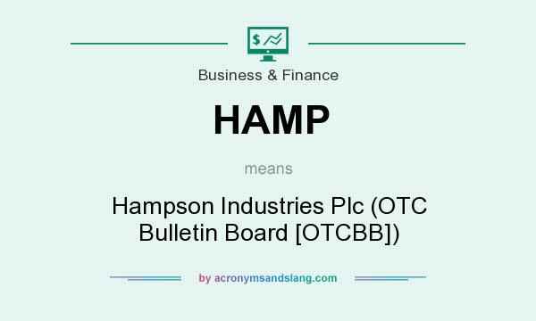 What does HAMP mean? It stands for Hampson Industries Plc (OTC Bulletin Board [OTCBB])