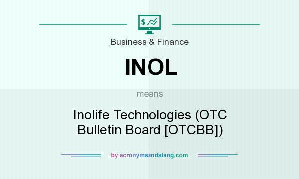 What does INOL mean? It stands for Inolife Technologies (OTC Bulletin Board [OTCBB])