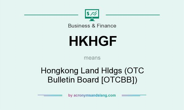 What does HKHGF mean? It stands for Hongkong Land Hldgs (OTC Bulletin Board [OTCBB])