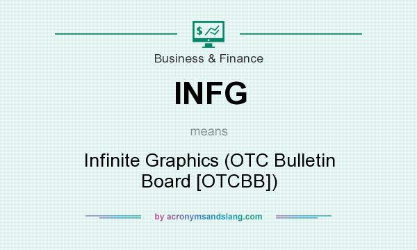 What does INFG mean? It stands for Infinite Graphics (OTC Bulletin Board [OTCBB])