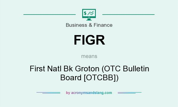 What does FIGR mean? It stands for First Natl Bk Groton (OTC Bulletin Board [OTCBB])