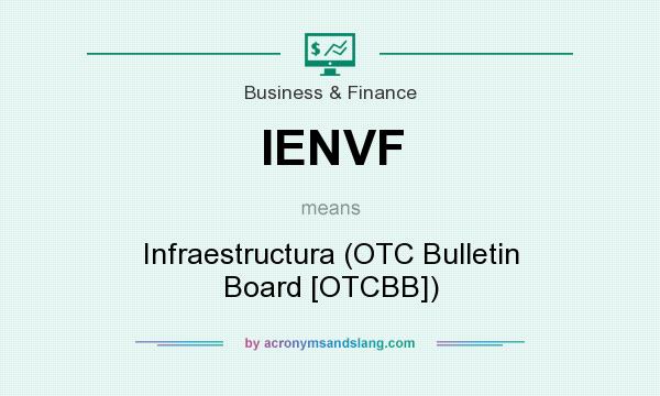What does IENVF mean? It stands for Infraestructura (OTC Bulletin Board [OTCBB])