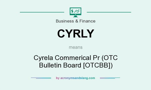 What does CYRLY mean? It stands for Cyrela Commerical Pr (OTC Bulletin Board [OTCBB])