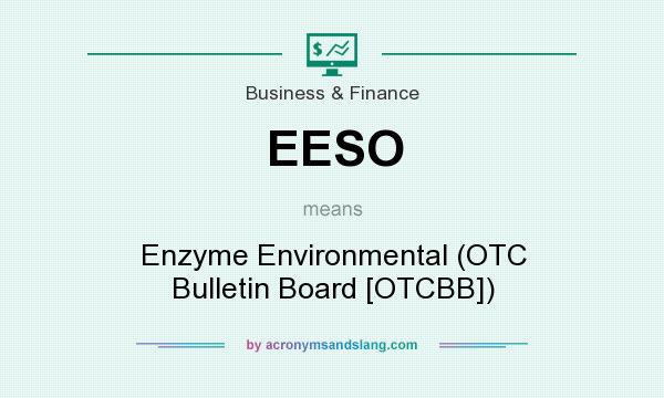 What does EESO mean? It stands for Enzyme Environmental (OTC Bulletin Board [OTCBB])