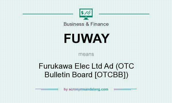 What does FUWAY mean? It stands for Furukawa Elec Ltd Ad (OTC Bulletin Board [OTCBB])
