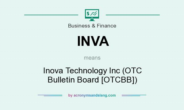 What does INVA mean? It stands for Inova Technology Inc (OTC Bulletin Board [OTCBB])