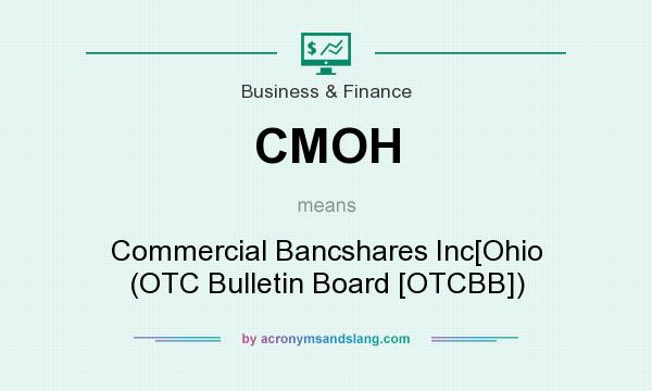 What does CMOH mean? It stands for Commercial Bancshares Inc[Ohio (OTC Bulletin Board [OTCBB])