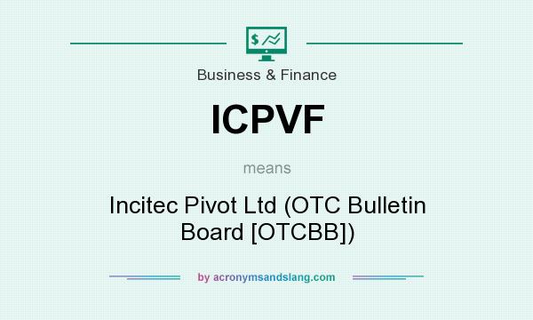 What does ICPVF mean? It stands for Incitec Pivot Ltd (OTC Bulletin Board [OTCBB])