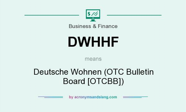 What does DWHHF mean? It stands for Deutsche Wohnen (OTC Bulletin Board [OTCBB])