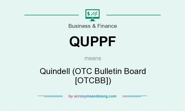 What does QUPPF mean? It stands for Quindell (OTC Bulletin Board [OTCBB])