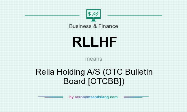 What does RLLHF mean? It stands for Rella Holding A/S (OTC Bulletin Board [OTCBB])