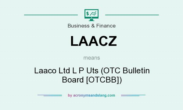 What does LAACZ mean? It stands for Laaco Ltd L P Uts (OTC Bulletin Board [OTCBB])