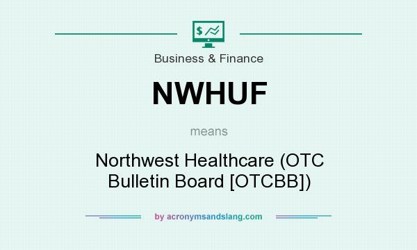 What does NWHUF mean? It stands for Northwest Healthcare (OTC Bulletin Board [OTCBB])