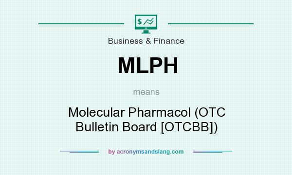 What does MLPH mean? It stands for Molecular Pharmacol (OTC Bulletin Board [OTCBB])