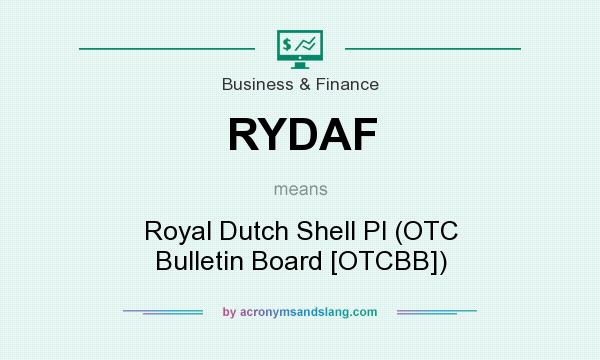What does RYDAF mean? It stands for Royal Dutch Shell Pl (OTC Bulletin Board [OTCBB])