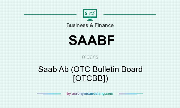 What does SAABF mean? It stands for Saab Ab (OTC Bulletin Board [OTCBB])