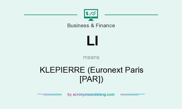 What does LI mean? It stands for KLEPIERRE (Euronext Paris [PAR])