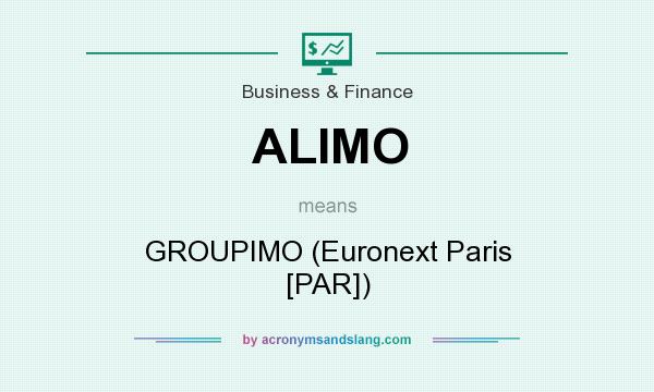What does ALIMO mean? It stands for GROUPIMO (Euronext Paris [PAR])