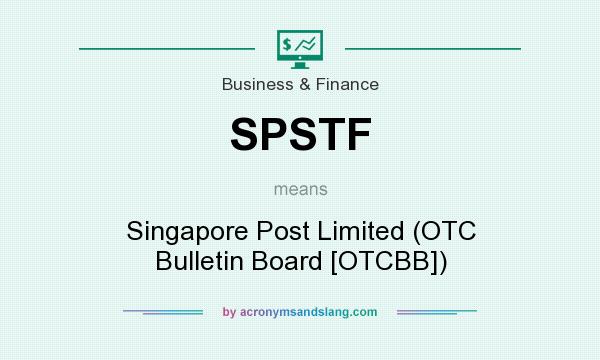 What does SPSTF mean? It stands for Singapore Post Limited (OTC Bulletin Board [OTCBB])
