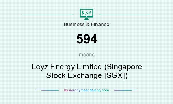 What does 594 mean? It stands for Loyz Energy Limited (Singapore Stock Exchange [SGX])