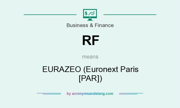 What does RF mean? It stands for EURAZEO (Euronext Paris [PAR])