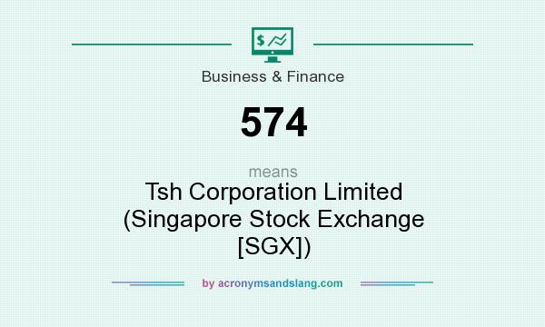 What does 574 mean? It stands for Tsh Corporation Limited (Singapore Stock Exchange [SGX])