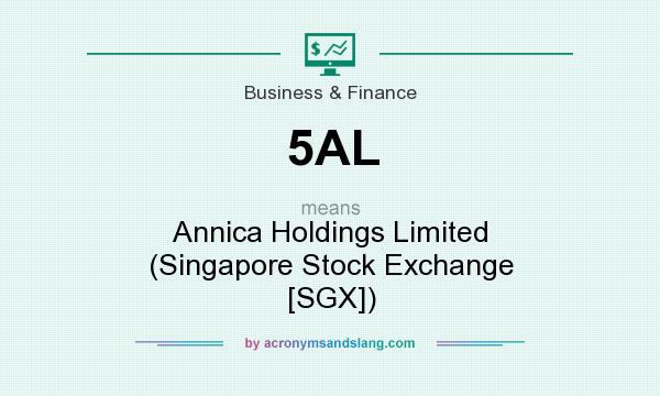 What does 5AL mean? It stands for Annica Holdings Limited (Singapore Stock Exchange [SGX])