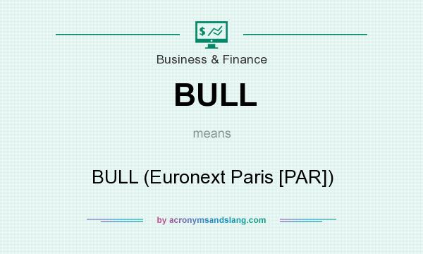 What does BULL mean? It stands for BULL (Euronext Paris [PAR])