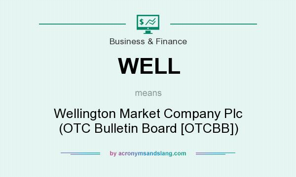 What does WELL mean? It stands for Wellington Market Company Plc (OTC Bulletin Board [OTCBB])