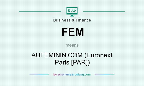 What does FEM mean? It stands for AUFEMININ.COM (Euronext Paris [PAR])