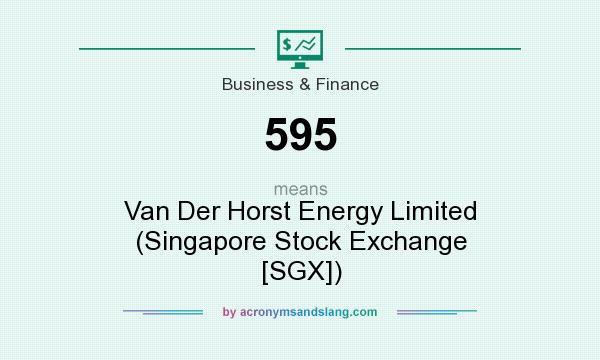 What does 595 mean? It stands for Van Der Horst Energy Limited (Singapore Stock Exchange [SGX])