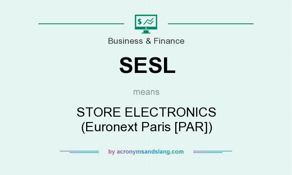 What does SESL mean? It stands for STORE ELECTRONICS (Euronext Paris [PAR])