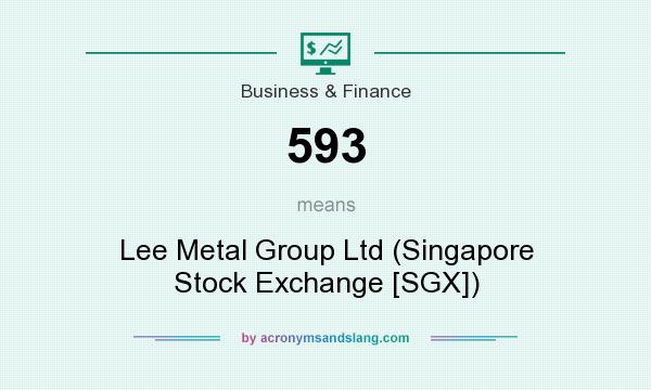 What does 593 mean? It stands for Lee Metal Group Ltd (Singapore Stock Exchange [SGX])