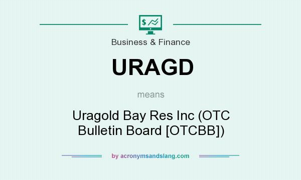 What does URAGD mean? It stands for Uragold Bay Res Inc (OTC Bulletin Board [OTCBB])