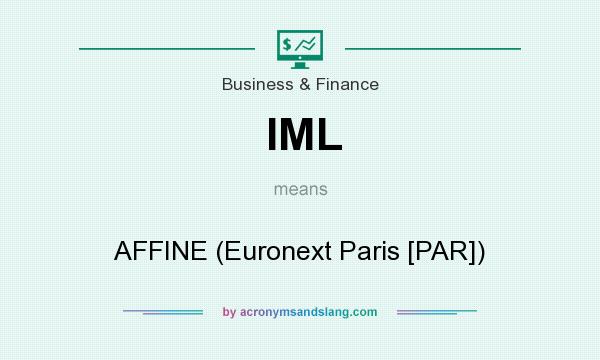 What does IML mean? It stands for AFFINE (Euronext Paris [PAR])
