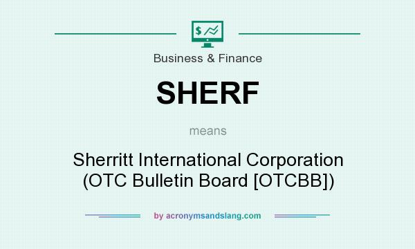What does SHERF mean? It stands for Sherritt International Corporation (OTC Bulletin Board [OTCBB])