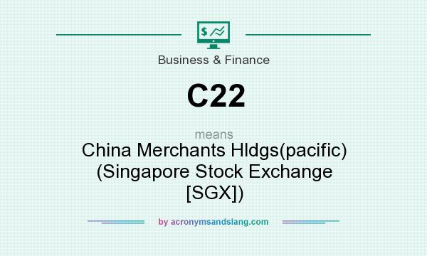 What does C22 mean? It stands for China Merchants Hldgs(pacific) (Singapore Stock Exchange [SGX])