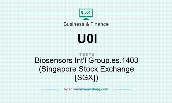 What does U0I mean? It stands for Biosensors Int`l Group.es.1403 (Singapore Stock Exchange [SGX])