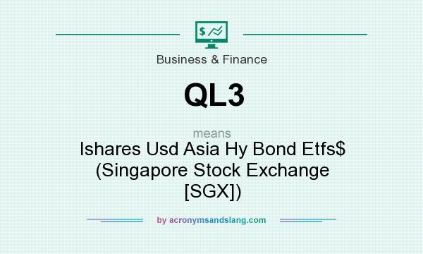 What does QL3 mean? It stands for Ishares Usd Asia Hy Bond Etfs$ (Singapore Stock Exchange [SGX])