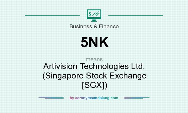 What does 5NK mean? It stands for Artivision Technologies Ltd. (Singapore Stock Exchange [SGX])