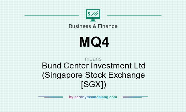 What does MQ4 mean? It stands for Bund Center Investment Ltd (Singapore Stock Exchange [SGX])