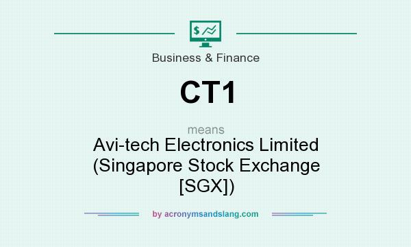 What does CT1 mean? It stands for Avi-tech Electronics Limited (Singapore Stock Exchange [SGX])