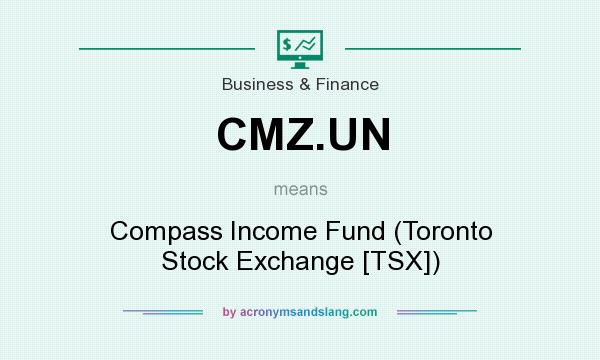 What does CMZ.UN mean? It stands for Compass Income Fund (Toronto Stock Exchange [TSX])
