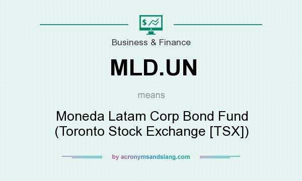 What does MLD.UN mean? It stands for Moneda Latam Corp Bond Fund (Toronto Stock Exchange [TSX])
