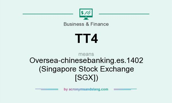 What does TT4 mean? It stands for Oversea-chinesebanking.es.1402 (Singapore Stock Exchange [SGX])